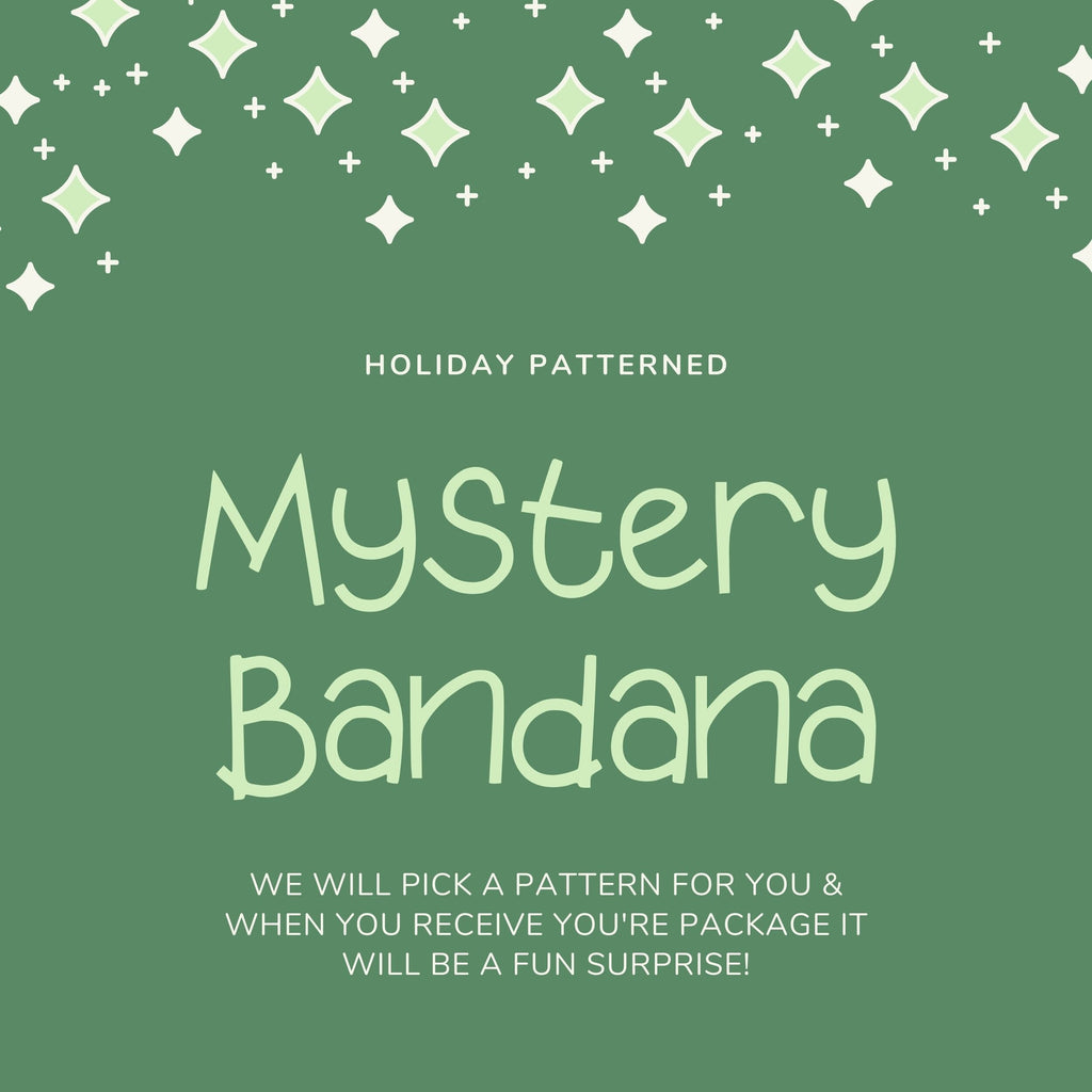 MYSTERY HOLIDAY BANDANA Dog Bandana