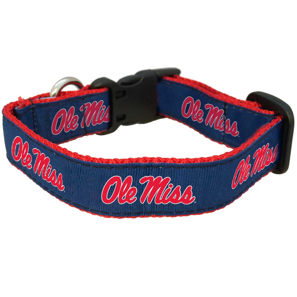 University of Mississippi Rebels Dog Collar